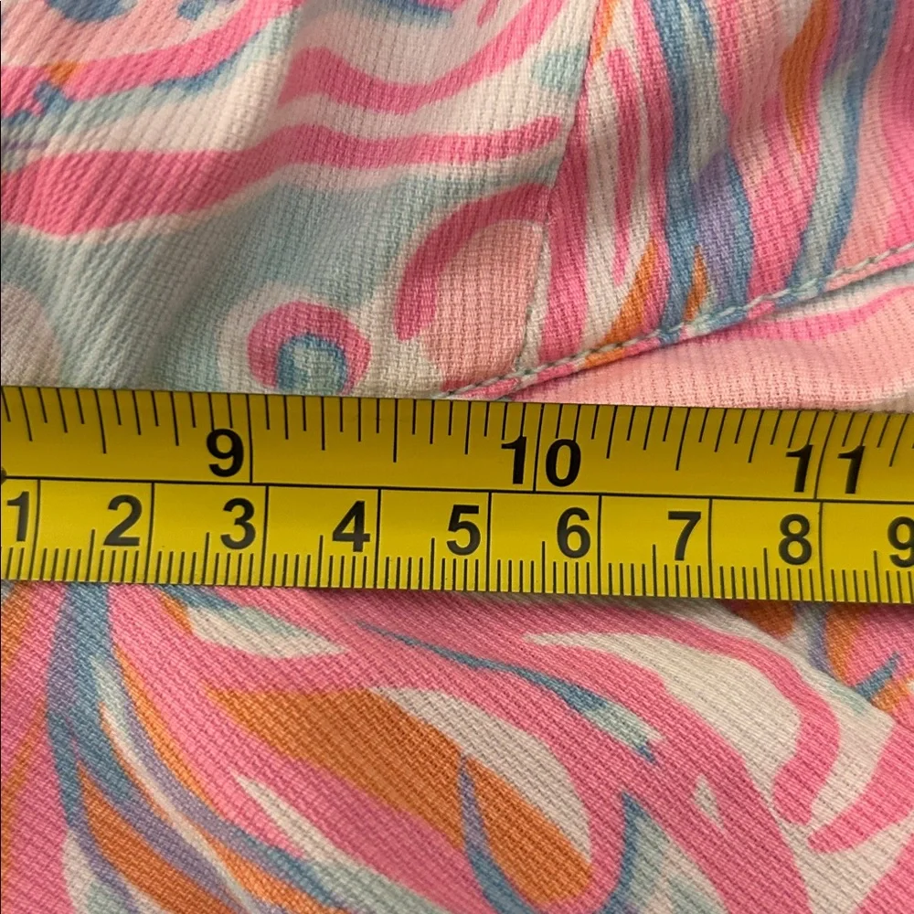 Lilly Pulitzer Pink Pout Bubbly Buttercup Scalloped Shorts Size 16 Resortwear II